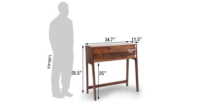 EDWARD STUDY TABLE  (Honey)